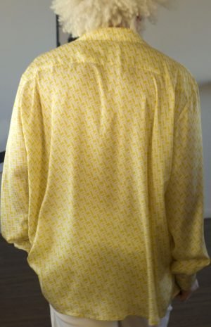 Him yellow monogram shirt