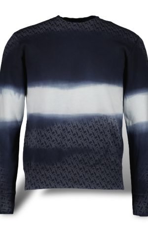 Dye blue sweater