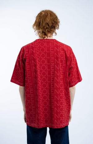 Red insolence oversized t-shirt