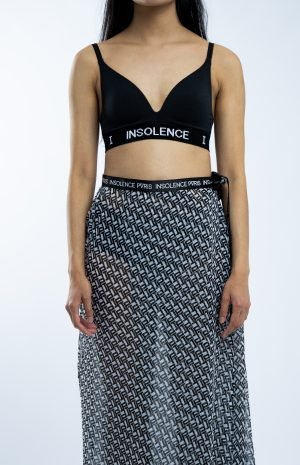 Insolence wrap skirt