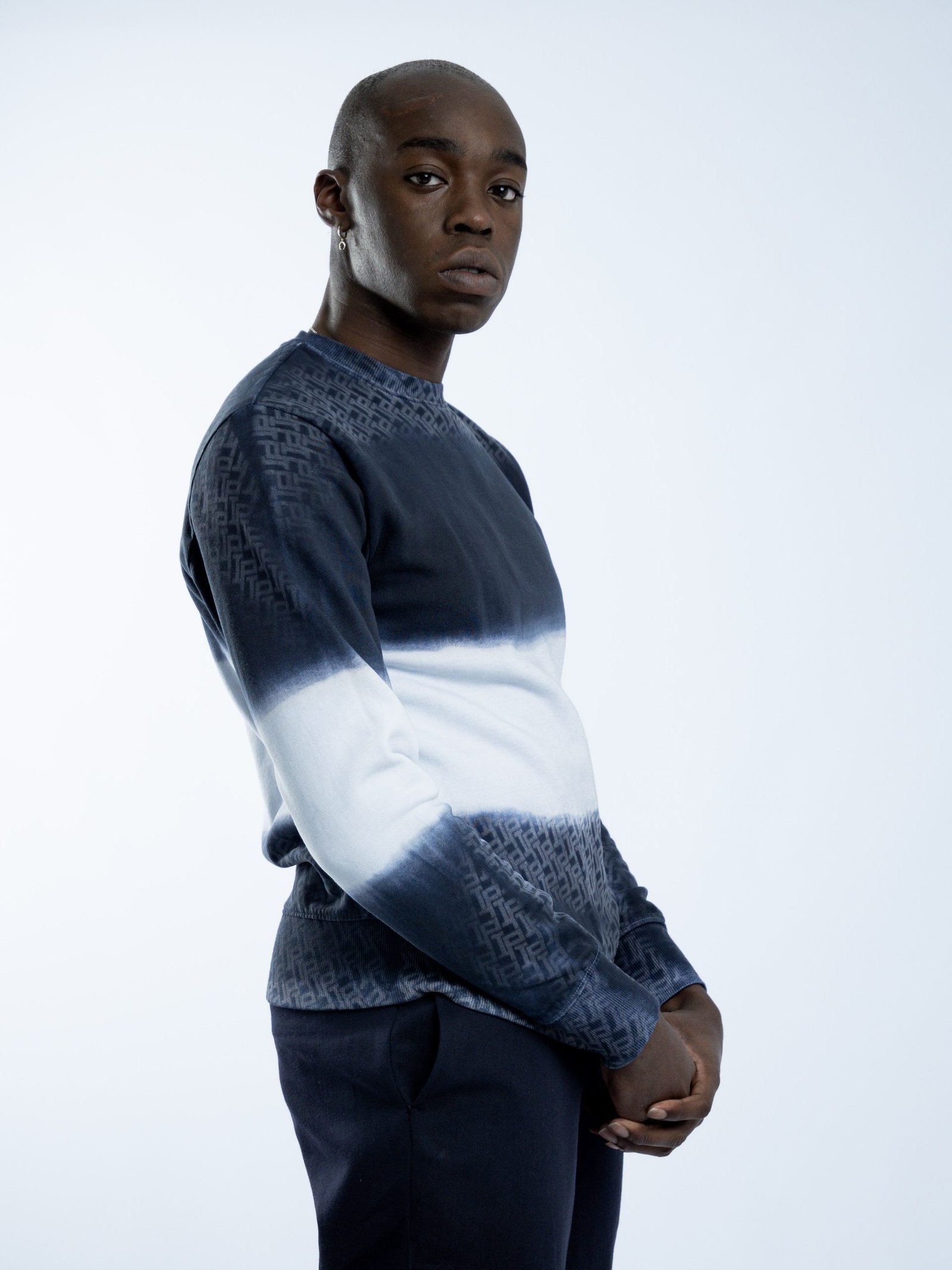 Dye blue sweater – Image 3