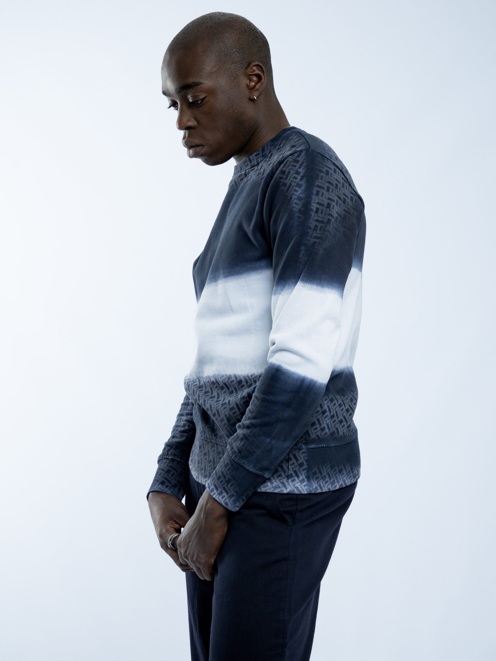 Dye blue sweater – Image 4