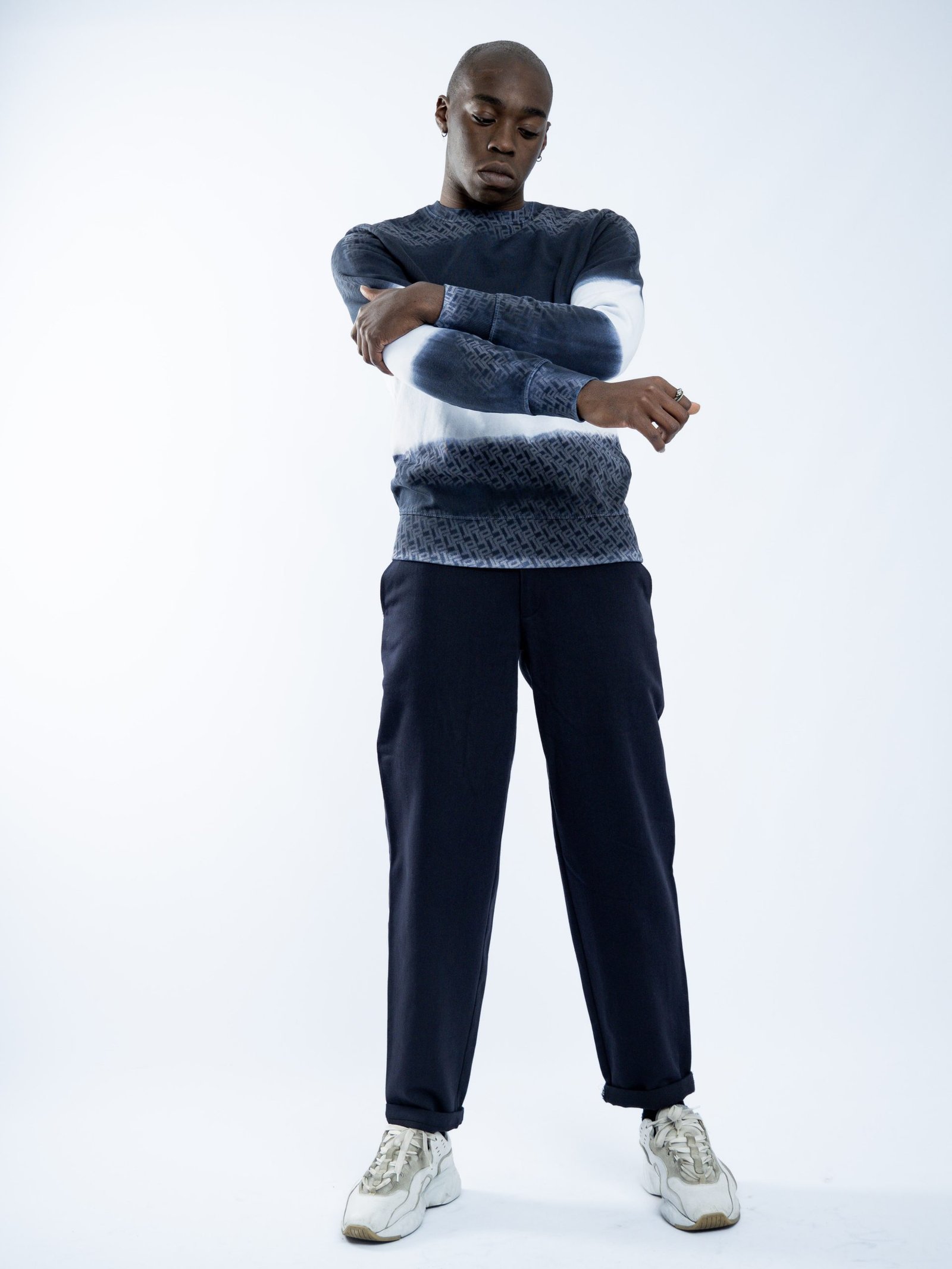 Dye blue sweater – Image 5
