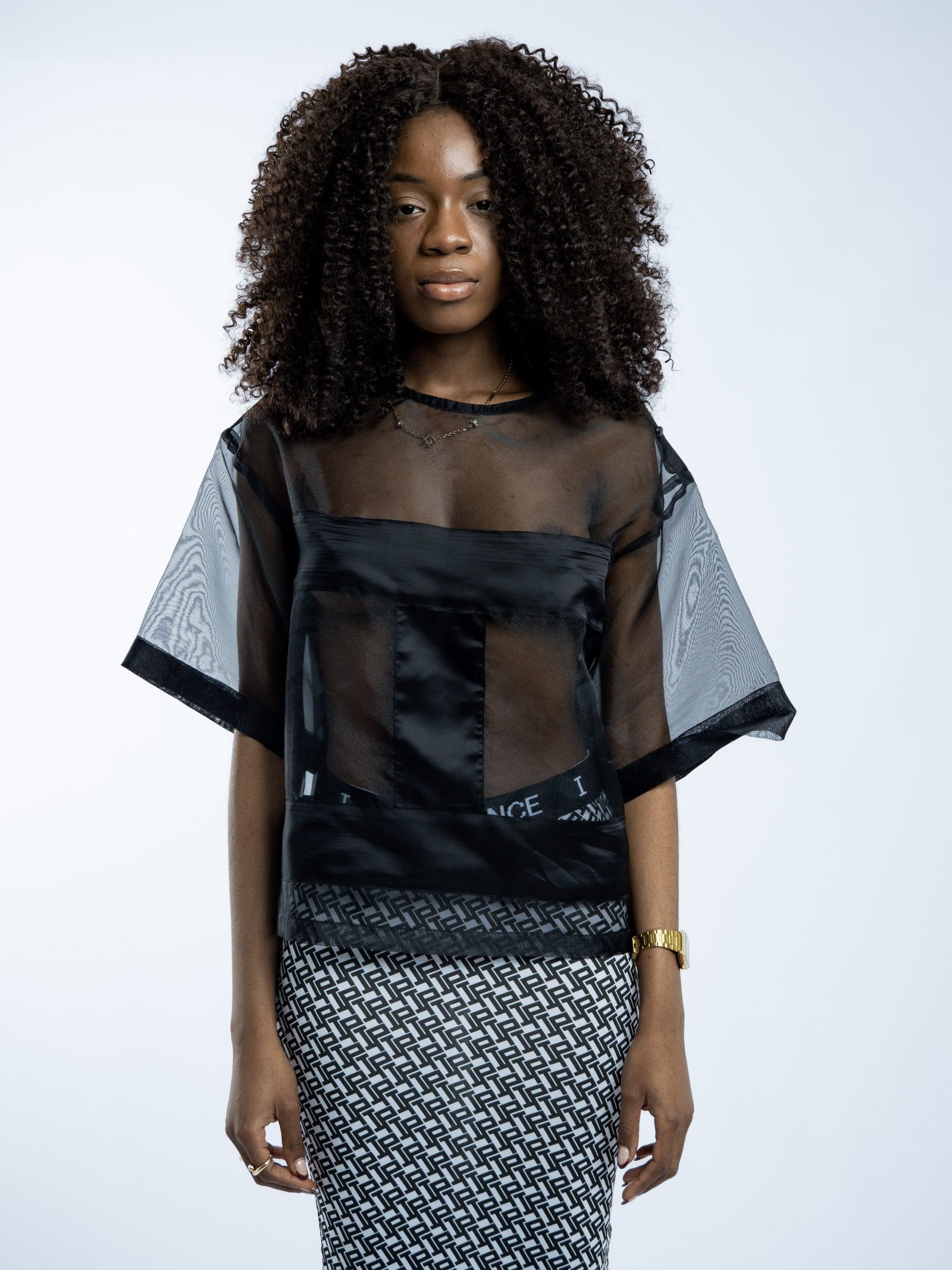 Black insolence blouse